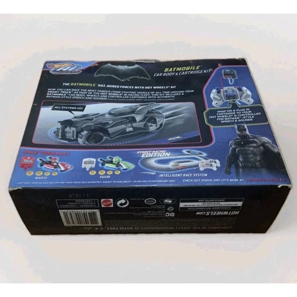Hot Wheels AI Batmobile Car Body & Cartridge Kit DC Batman Complete Box Mattel